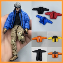 1/18 Scale Soldier Down Jacket Casual Outdoor Short/Long Mini Jacket Male Padded Coats for 3.75in Action FIgure Model