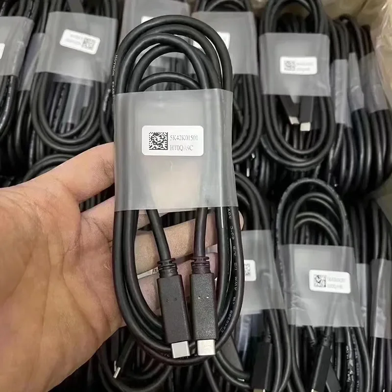 for Dell Dual C-Wire Gen2 Full-Featured Type-C Data Cable High Speed Charging and Data Transfer Computer Accessories Free