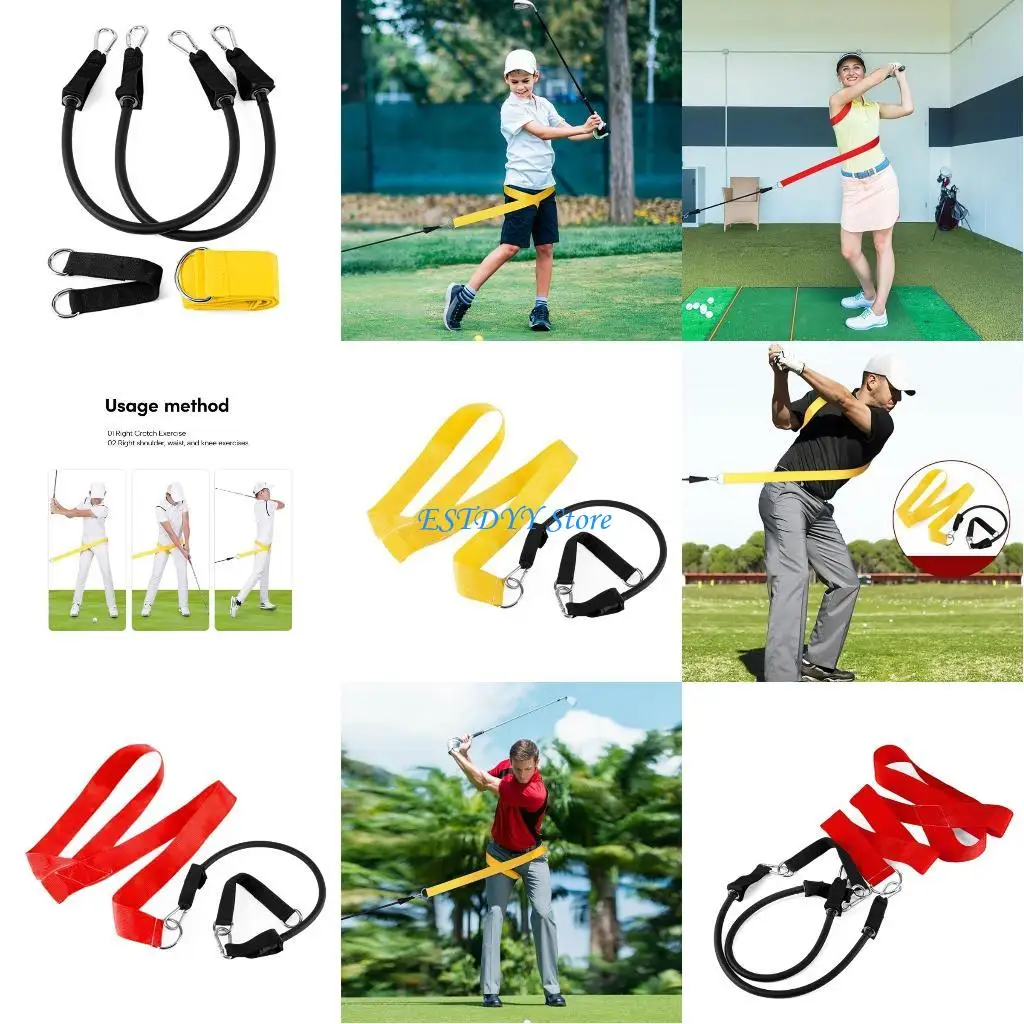 G6DE جولف سوينغ بدوره تدريب حزام مساعد جولف إكسسوارات رياضية متينة #1