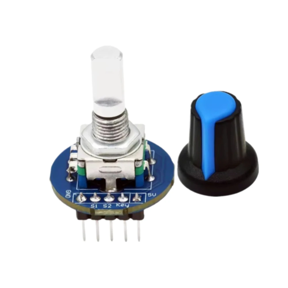 

10pcs Rotary Encoder Module Digital Potentiometer with Knob Cap Incremental Encoder for Arduino DIY Electronics