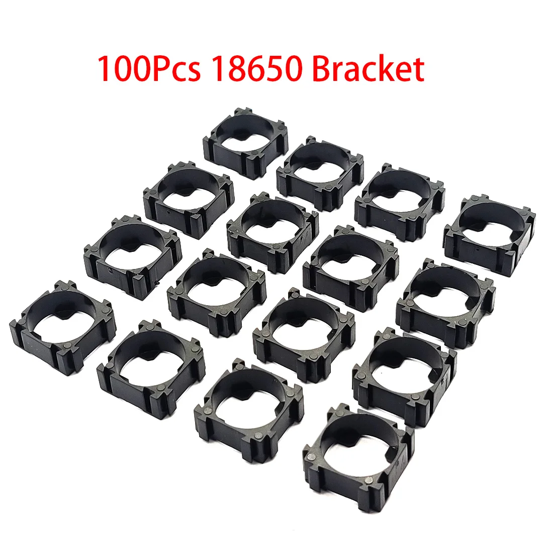 18650 Bracket 18650 Battery Safety Anti Vibration Holder Cylindrical Bracket Li-ion Cell Storage Lithium Battery Support Stand