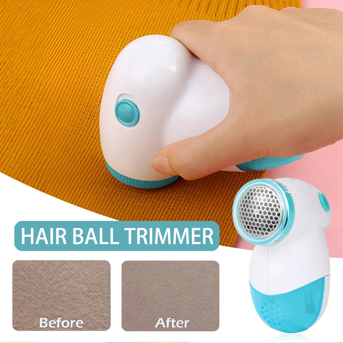 Portable Electric Fabric Sweater Fuzz Pills Shaver Clothing Lint Pills Removers Random Color Clothes Fluff Pellets Cut Machine