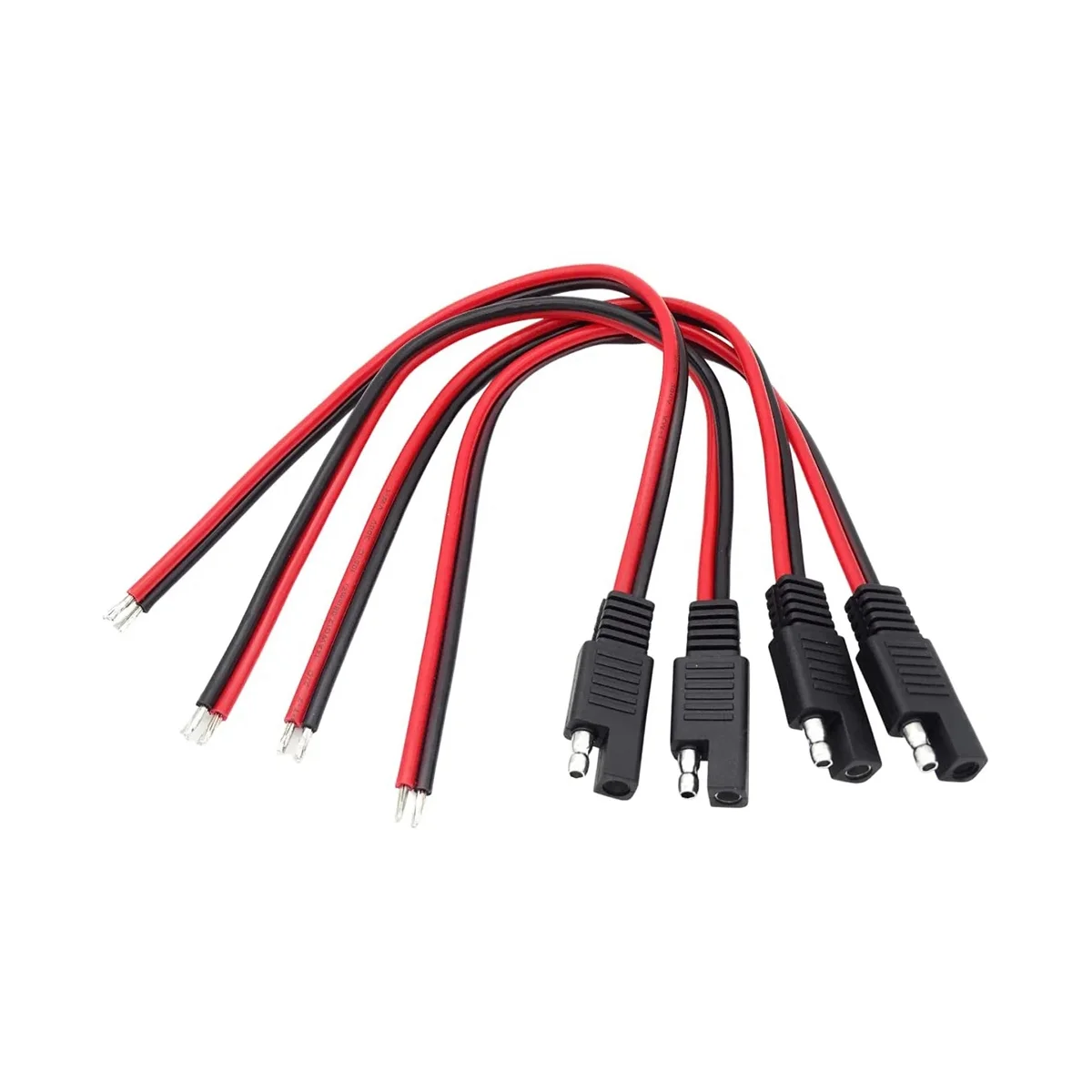 Extension Cable 4 PCS 14AWG 1Feet Single Plug Quick Disconnect Connector Cable Wire Harness