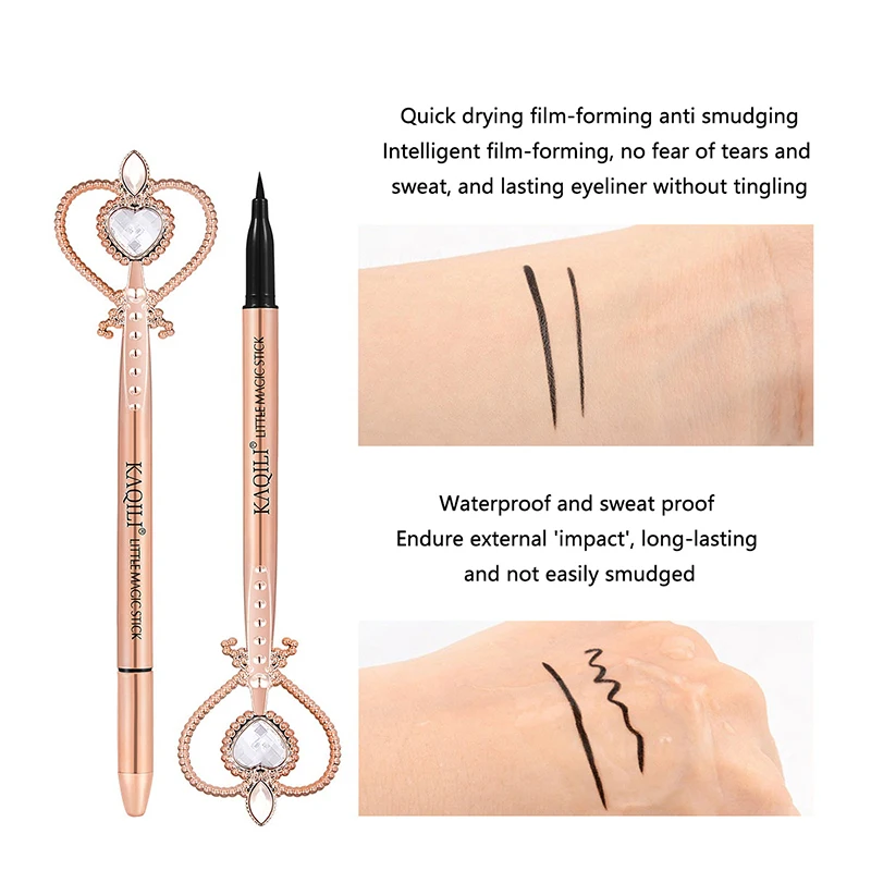 Liquid Eyeliner Not Smudge Long Lasting Waterproof Extremely Fine Eye Shadow Pen Glue Pen Eyeliner Makeup