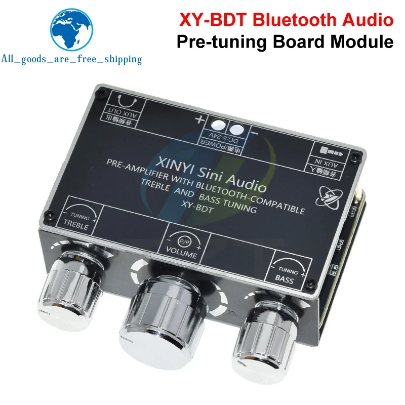 

Плата декодера XY-BDT Bluetooth 5.1, двухканальная стереосистема, предварительный модуль высокого и низкого тона, плата бесступенчатой настройки на 360 градусов