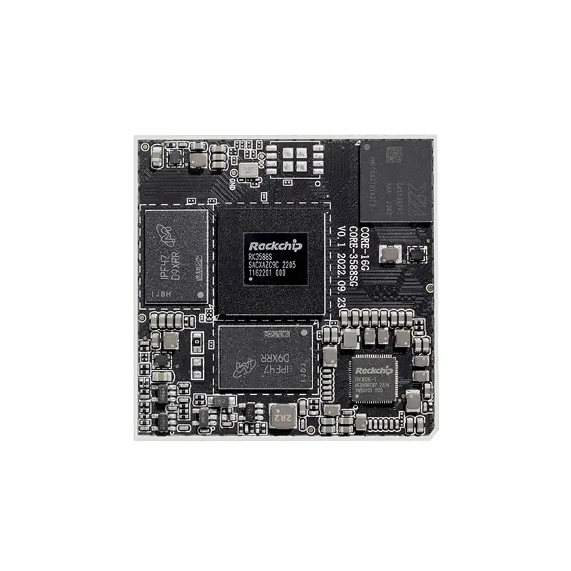 Core-3588SG 8K AI Core Board with up to 32GB of RAM and supports 8K video encoding and decoding include multiple hard disks