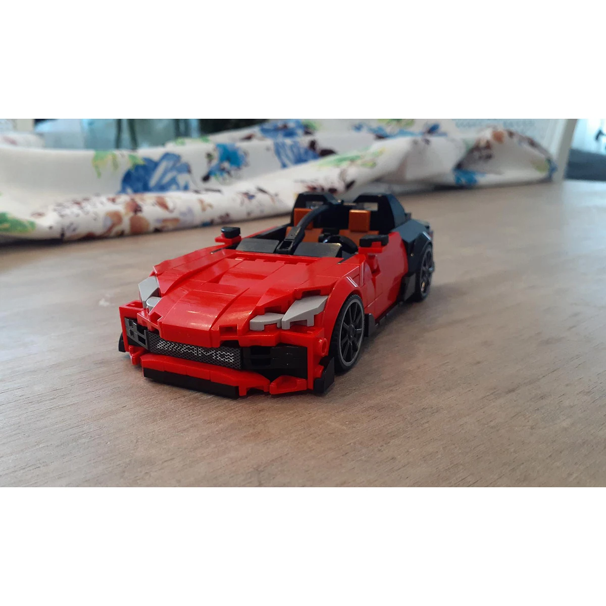 Poladeer 347PCS MOC DIY Hyper Roadster Racing AMG PureSpeed Baustein-Set Montagemodell Spielzeug Kindergeburtstagsgeschenk – Detail 7