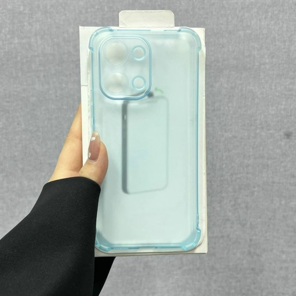 

For POCO X8 Pro Max Case Clear Softshell Anti Fingerprint Four Corner Protection Anti Fall Cover For POCO X8 Pro Shell Bumper