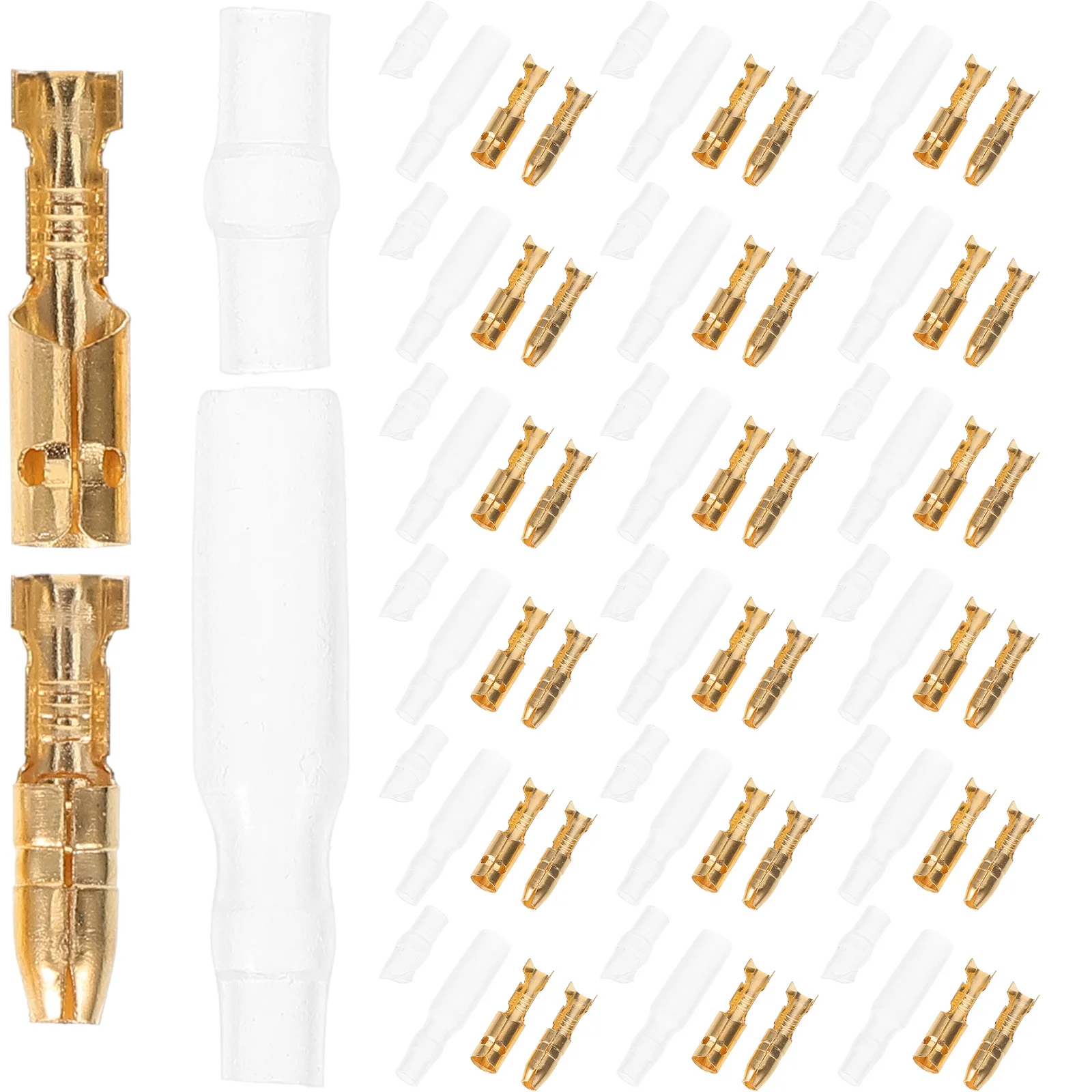 

50Sets Male Female Wire Terminal Kit Insulated Terminal Connectors Secure Reliable Automotive Electrical Connectors