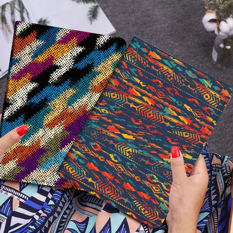 

Aztec Geometric Pattern Art Gift Tablet Case For Huawei Honor MatePad MediaPad Air 5 6 7 11 V6 V7 V8 V9 X9 X8 T10 T10s C5e T5