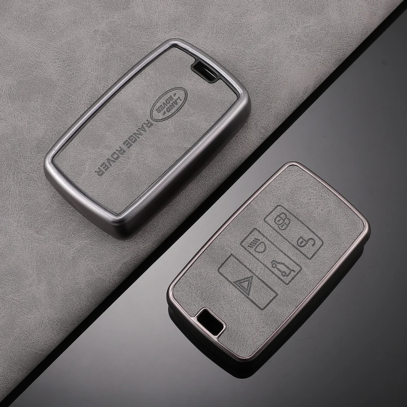 

TPU Car Remote Key Cover Case For Land Rover Range Rover Sport Defender Evoque Velar Alcantara Discovery Auto Interior Accessory