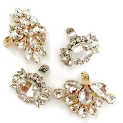 1PC Shiny Decorative Clips Charm Buckle Shoe Clip Wedding Shoes High Heel Women Bride Decoration Rhinestone
