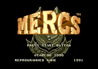 Mercs-Sega Mega Drive Game Card, 16Bit, MD, Genesis System