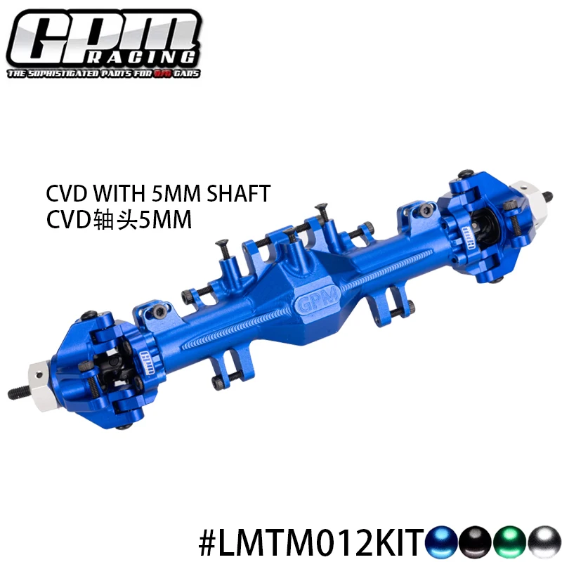GPM Alloy 7075 Quick Release Front Axle Housing Kit LOSI 1/18 Mini LMT Megalodon LOS212035