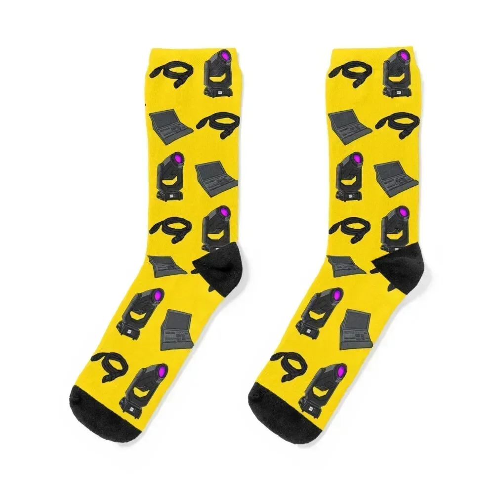 Yellow Light technology pack Socks Stockings man winter gifts Crossfit set Women's Socks Men's