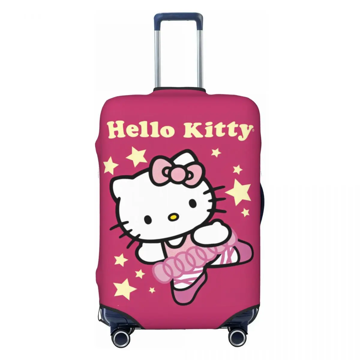 Hello Kitty Ballerina Suitcase Cover Vacation Travel Practical Luggage Case Protection