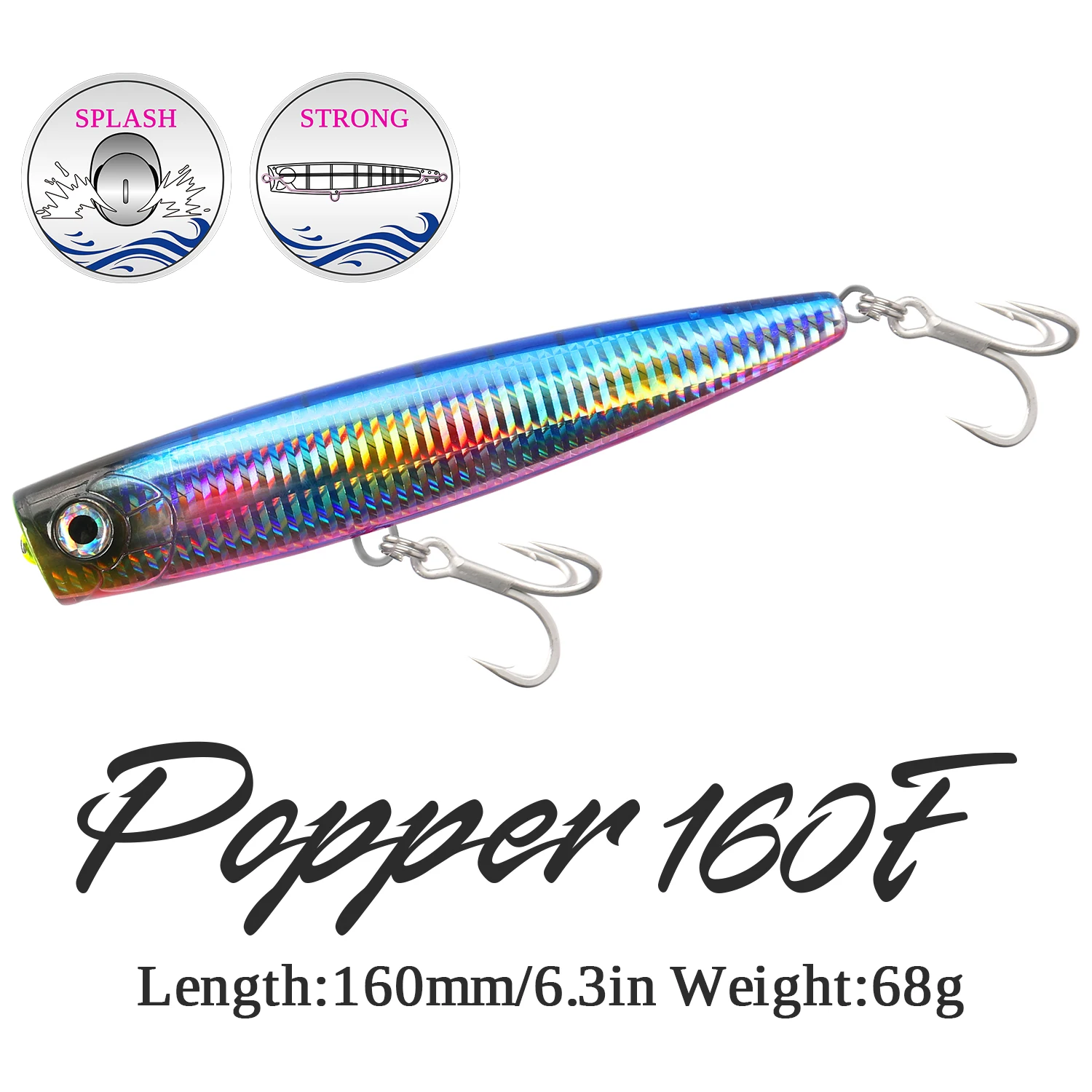 tsurinoya-oceano-pesca-topwater-popper-160f-160mm-68g-isca-dura-de-agua-do-mar-para-gt-atum-flutuante-wobbler-ganchos-de-agua-do-mar