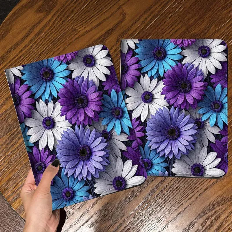 

Chrysanthemum Art For iPad Pro Mini Air 1 2 3 4 5 6 7 10 11 th 8 9 gen 11 M4 M5 Foldable Tablet Case Cover