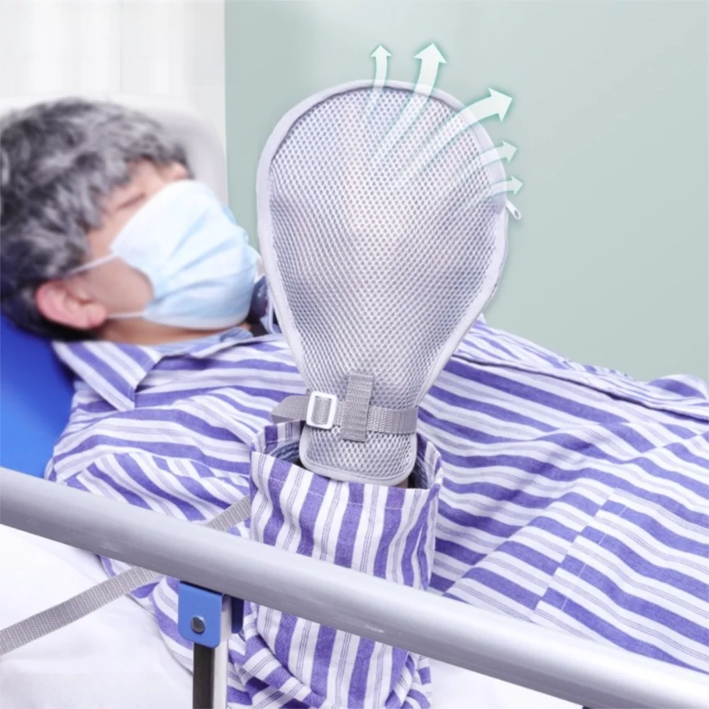 

Защитные перчатки: мягкие сетчатые фиксирующие перчатки, дышащие регулируемые перчатки-фиксаторы для рук, инструмент для ухода