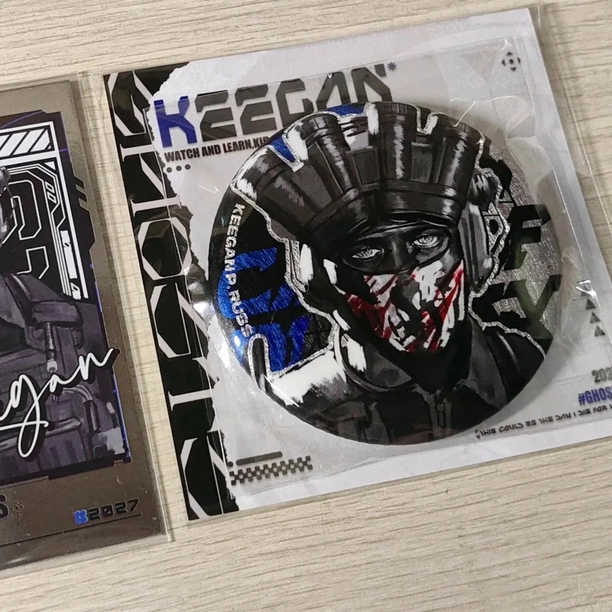 Call of Duty: خصائص Keegan Cosplay: لوحة أكريليك محلية الصنع، هدية إدخال فردية، ورق ملون، جمال الدخن