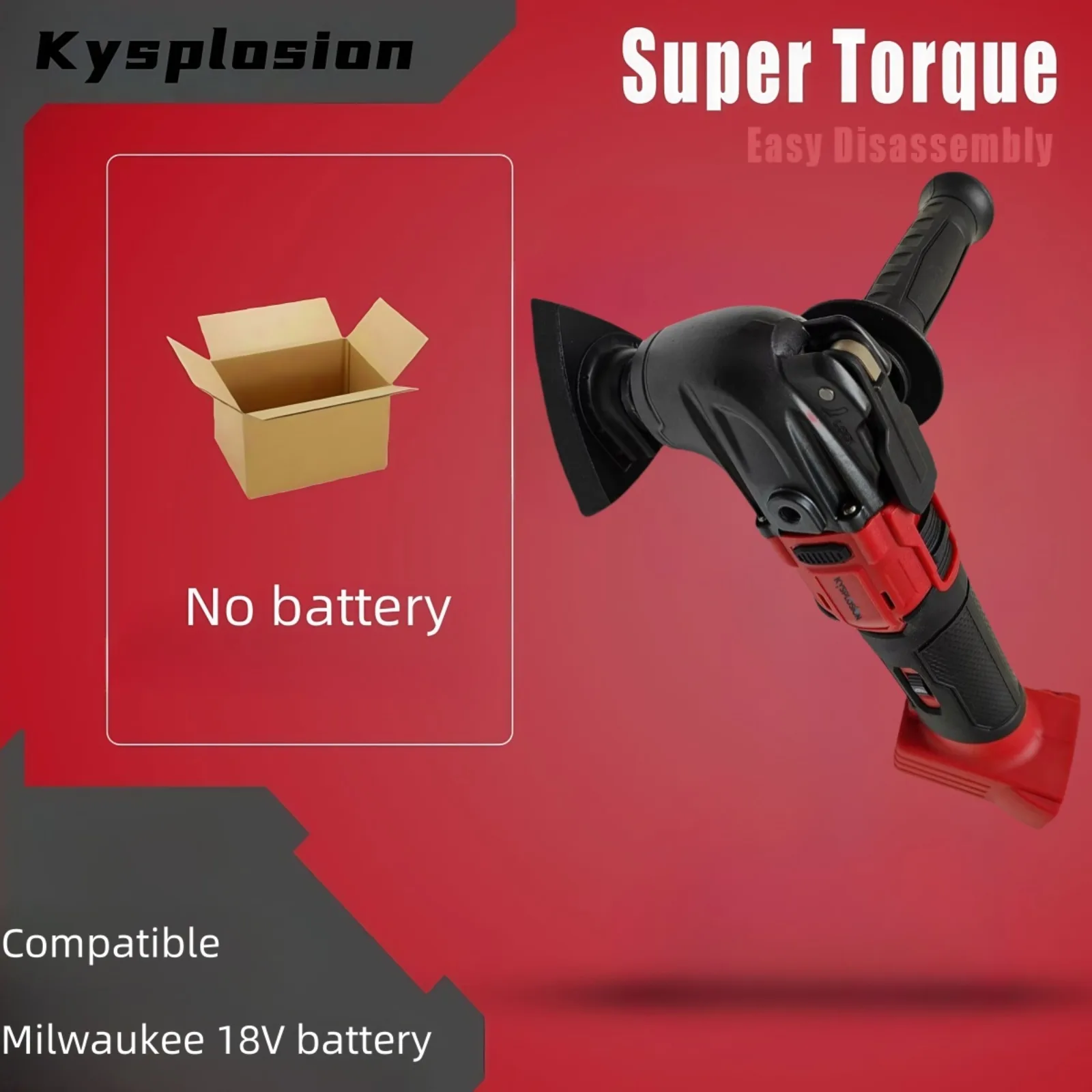 

6 Gears Cordless Vibration Trimmer Cutting Saw Power Tools For Milwaukee 18V Battery Electric Oscillating Multi Function Tool
