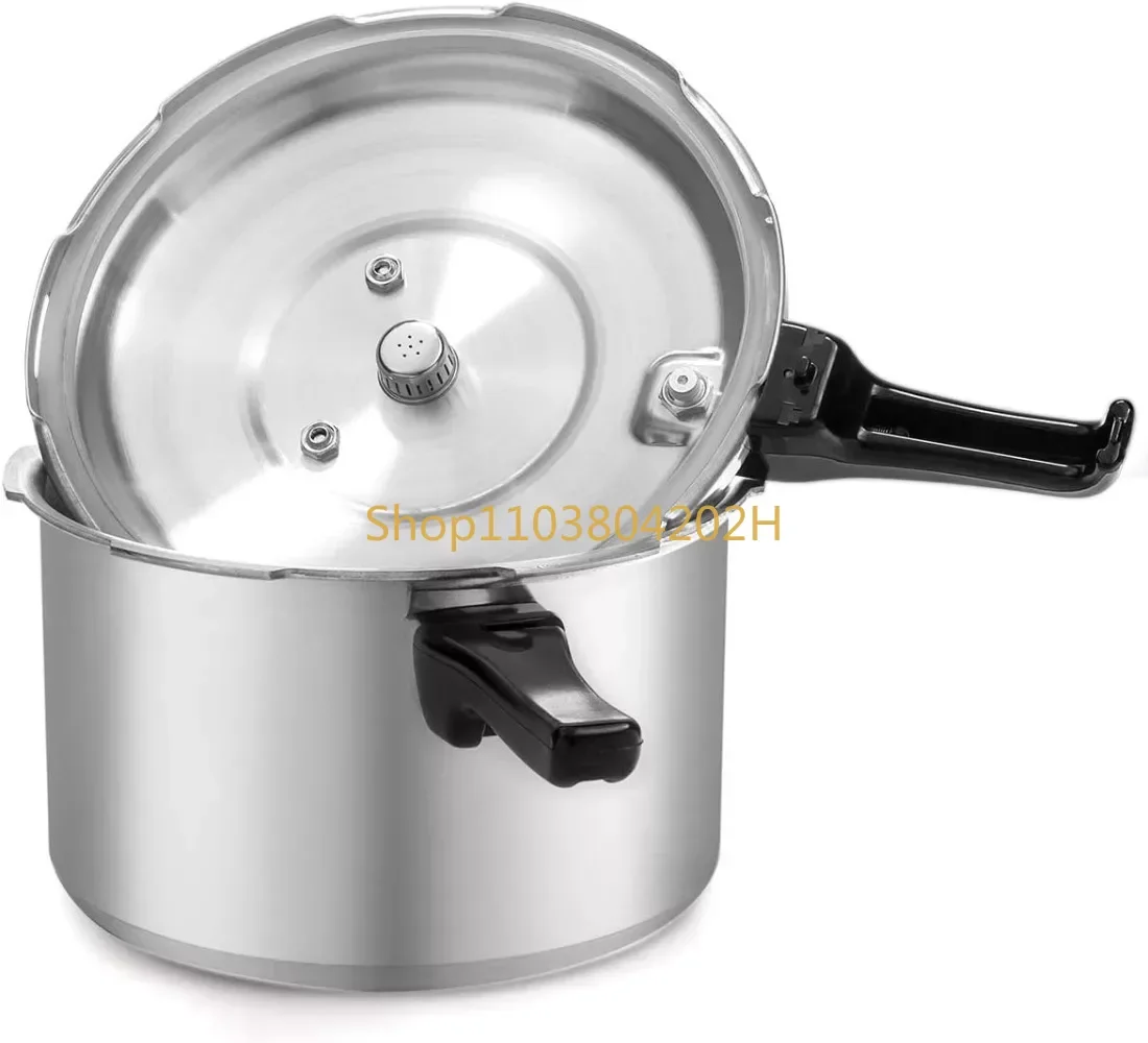 6Qt Pressure Canner W/Release Valve Aluminum Canning Cooker Pot Stove Top Instant Fast Cooking