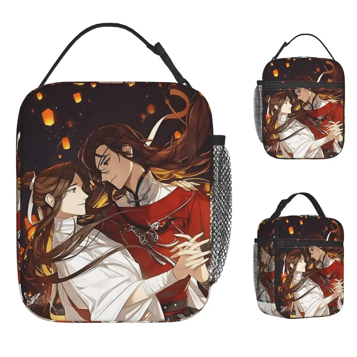 

Heaven Official's Blessing Lover Lunch Bag TGCF Casual Lunch Box For Adult Outdoor Picnic Portable Cooler Bag Oxford Lunch Bags