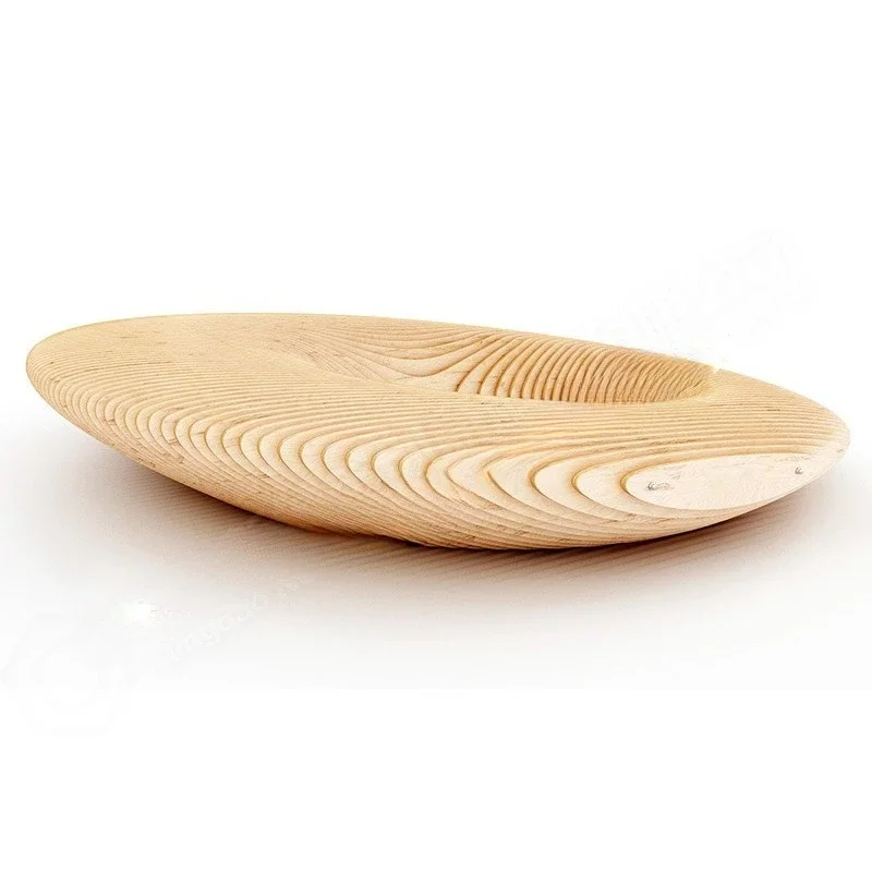 Wooden leisure chair Modern simple outdoor seat Creative fashion splicing Wooden slice seat stool