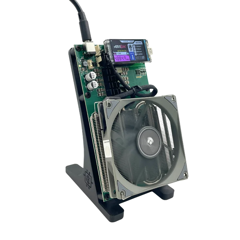 Nerd Miner NerdQaxe++ ASIC Miner |   4.8TH/s جهاز تعدين بيتكوين هوم هادئ