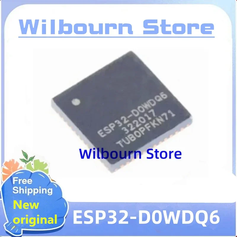 free shipping  10PCS~50PCS/LOT ESP32-D0WDQ6 QFN48 Mxsyuan 100% New original