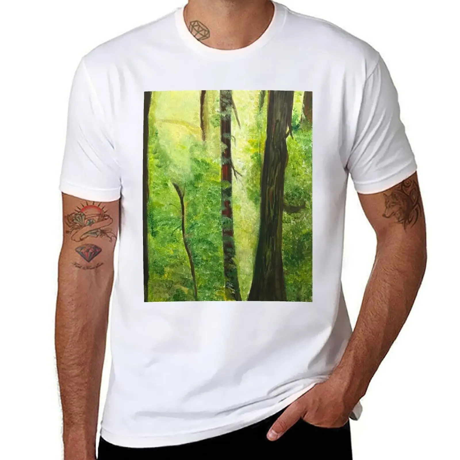 

Peaceful Forest T-Shirt t shirts cotton 100% men t shirt cotton 100% T-Shirt