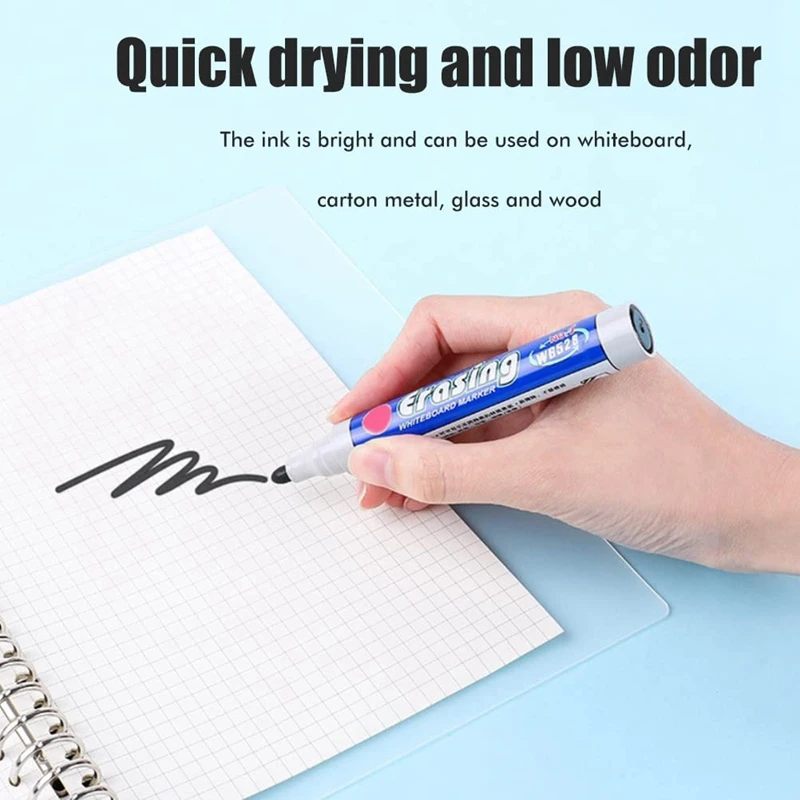 8 Stück magische trocken abwisch bare Marker Wasser malerei Stift Whiteboard Markierung stifte Set Gekritzel Wasser schwimmende Stifte Mal werkzeug