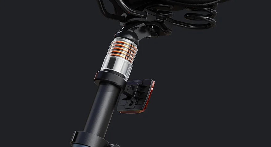 DYU T1 Elektrofahrrad 250 W bürstenloser Motor 36 V 10 Ah Lithiumbatterie Magnesiumlegierung E-Bike Erwachsene 20-Zoll-Reifen Falten-Elektrofahrrad – Detail 8