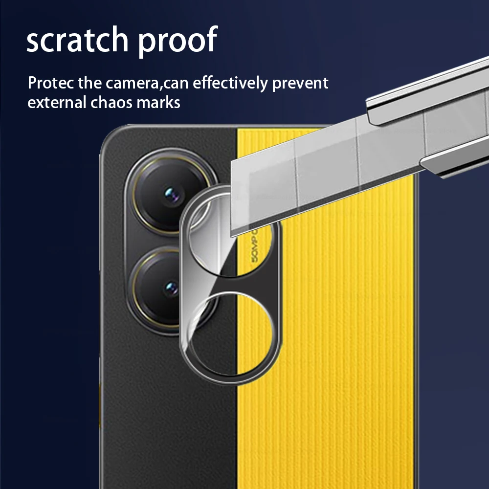 1-3Pcs 3D Tempered Glass Camera Protector For Xiaomi PocoX7 Pro 5G Black Lens Cover On Poxo Little X7Pro PocoX7Pro X 7 Pro 7Pro