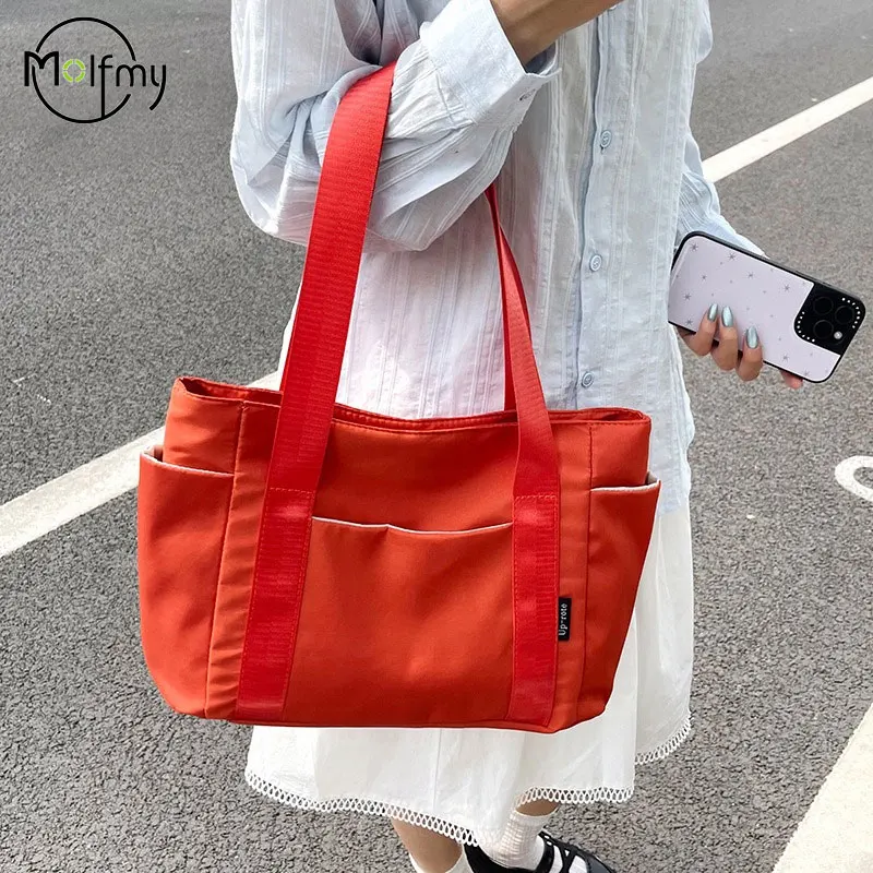 Bolsos de Mujer, Bolsos de Compras Casuales para Mujer, Bolsos de Lona Suave de Gran Capacidad, Bolsos de Hombro Tipo Tote, Bolsos de Mano para Mamá, Bolsas Femininas