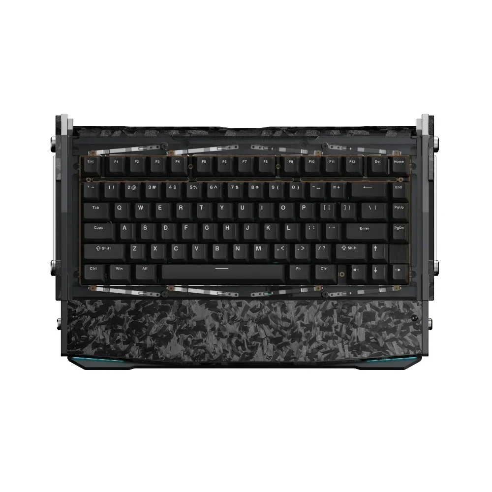 Angry Miao DRY STUDIO Black Diamond 75 V2 Mechanical Keyboard Wireless Bluetooth Tri Mode RGB Christmas birthday present