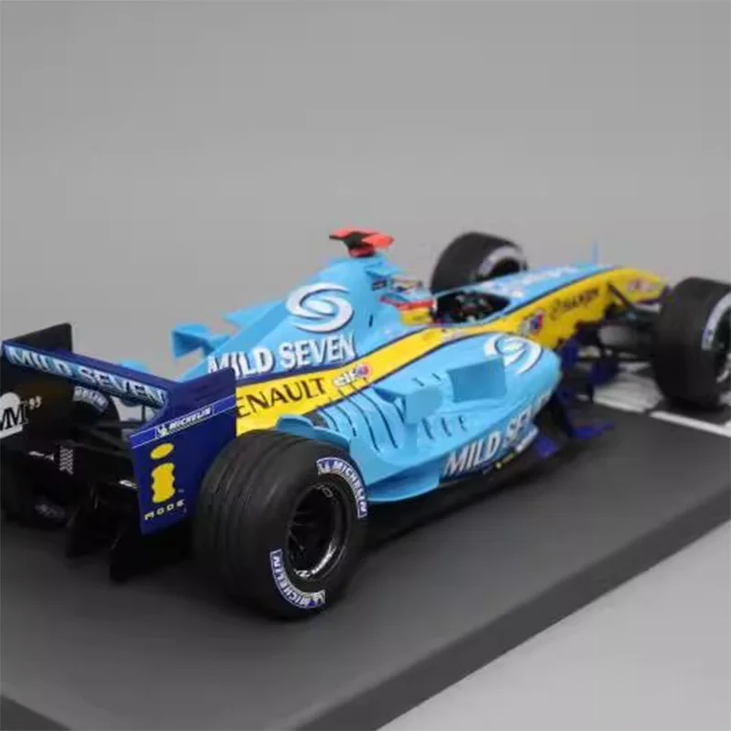 Nouveau en Stock F1 1:18 2005 Minichamps Renault Alonso R25 brésil Grand Prix Simulation Miniature résine modèle de voiture de course jouets cadeaux