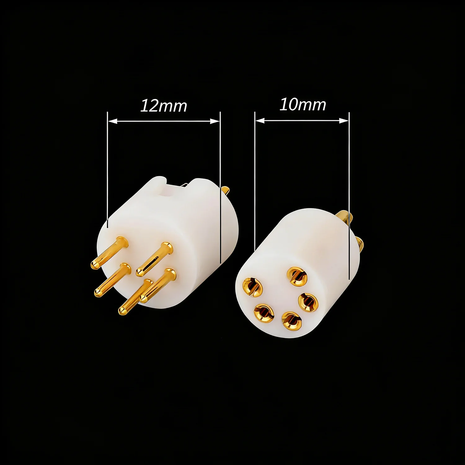 

5pins MIDI DIN Male Female Plug Connector gold plated hifi audio din tonearm Turntable Adapter for REGA LINN ROKSAN PROJECT GRA