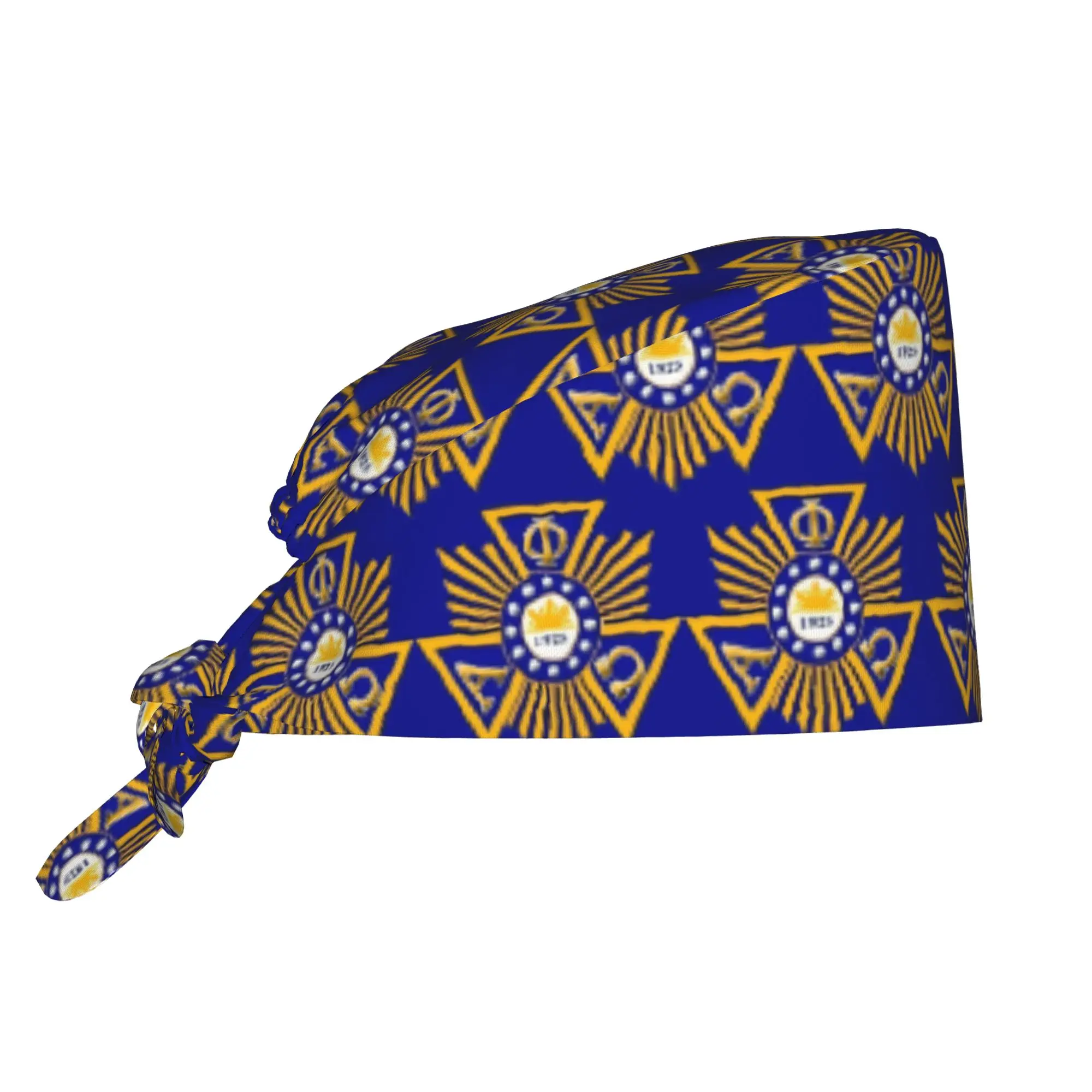 Coeducational Fraternity APO  Medical Staff Scrubs Hat Women Men Alpha Phi Omegas For Chef Hat Scrub Caps