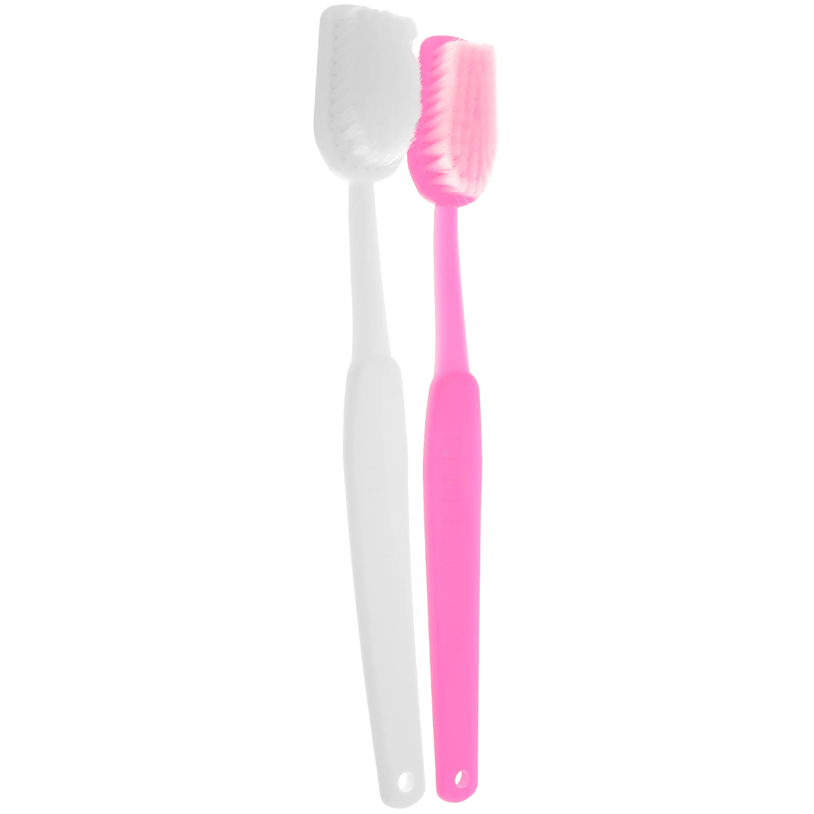 

2pcs Large Toothbrush Props Unique Design Party Photo Decoration for Adults Kids Multiuse Birthday Wedding Giant Manual Flocking