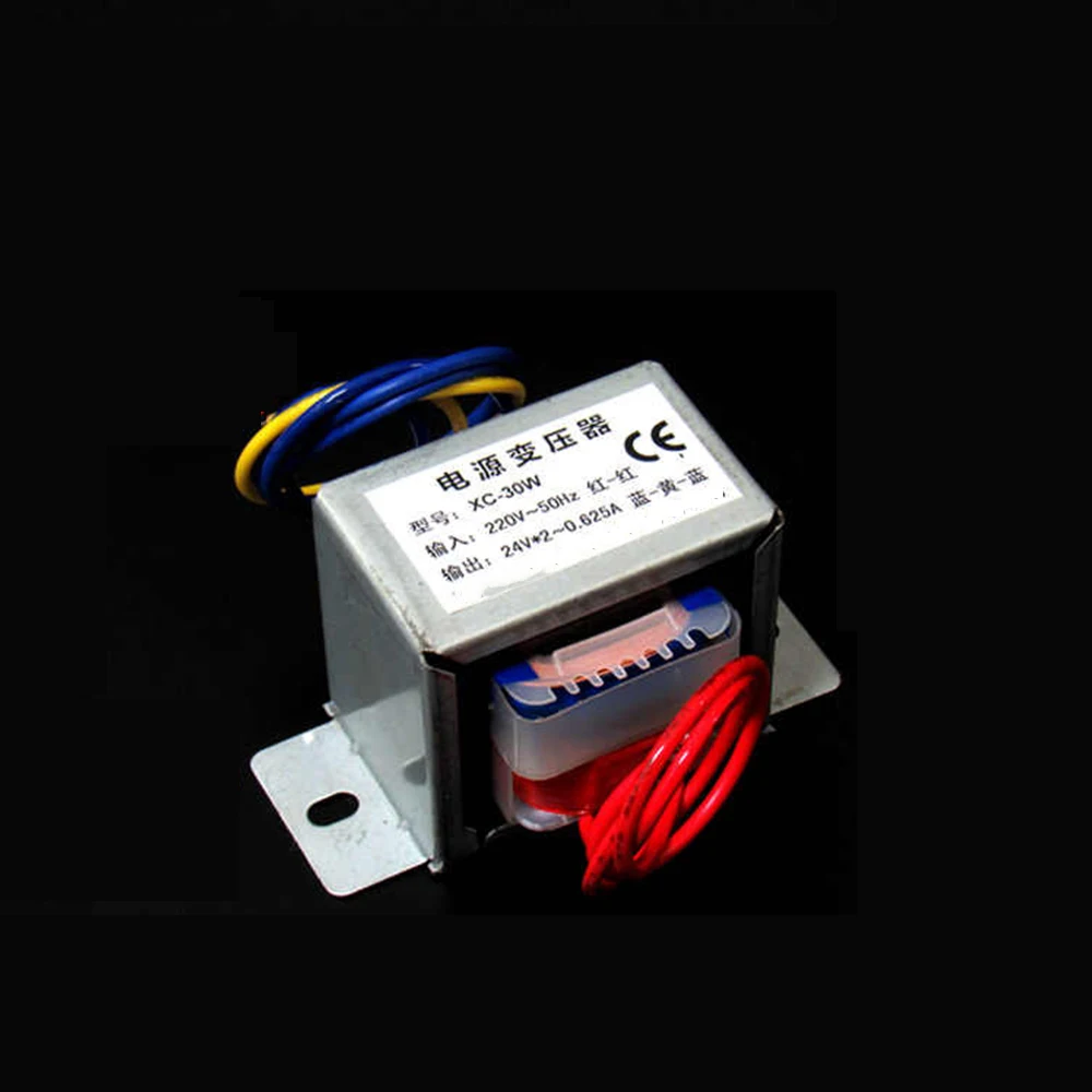 1Pcs Single V 2 Line 5W 8W 10W 20W 50W Power Transformer Input AC 220V 50HZ Change Output 7.5V 8V 10V 10.5V 11V 13V 13.5V 16V