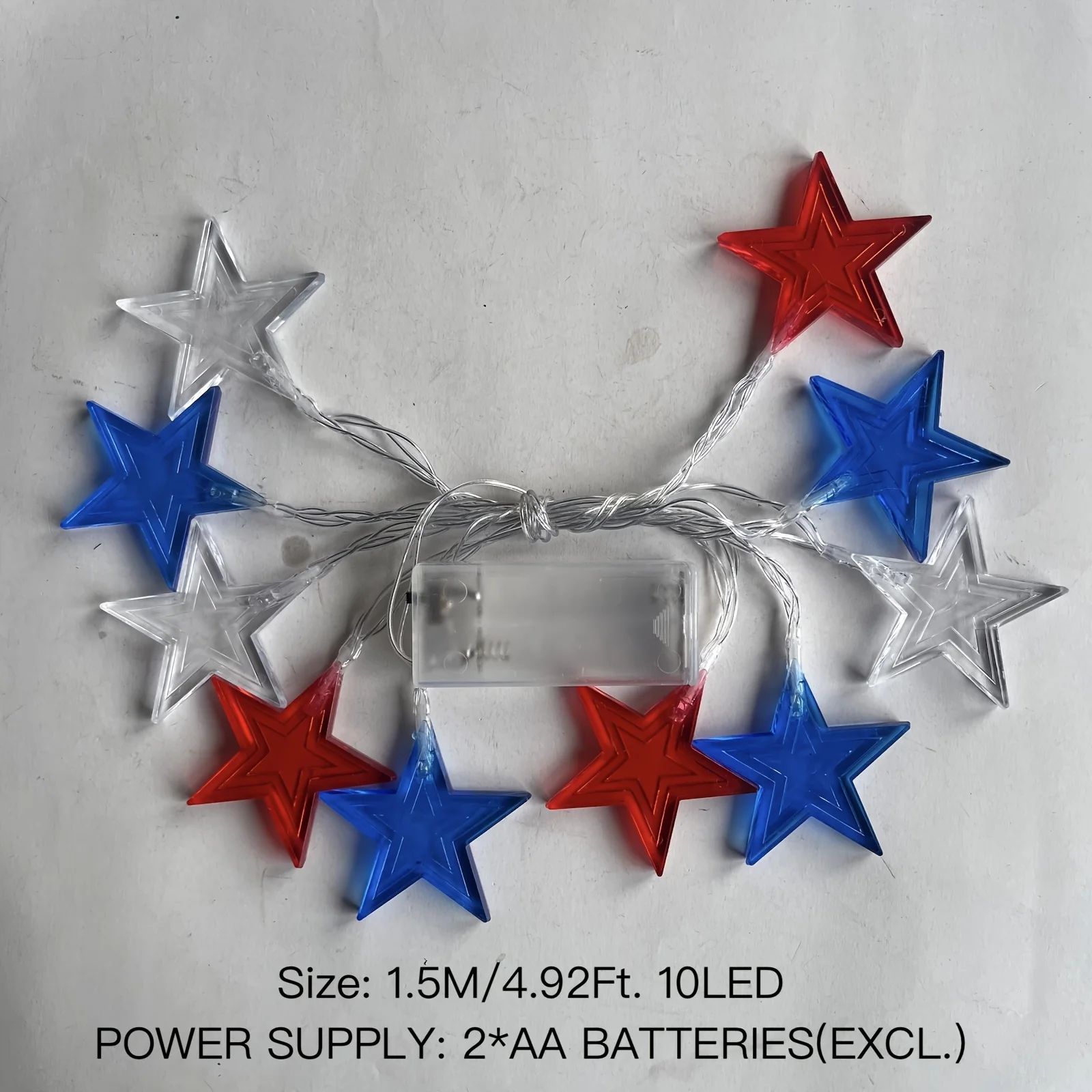 

Красные, белые, синие звездные гирлянды — патриотический, рождественский, декор на Хэллоуин для домашних вечеринок в помещении и на открытом воздухе