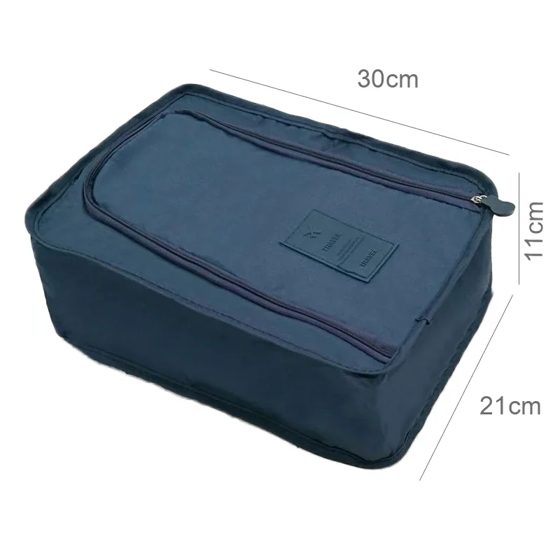 Bolsa multifuncional impermeable para zapatos, bolsa de almacenamiento de viaje conveniente, organizador portátil de nailon, bolsa de clasificación