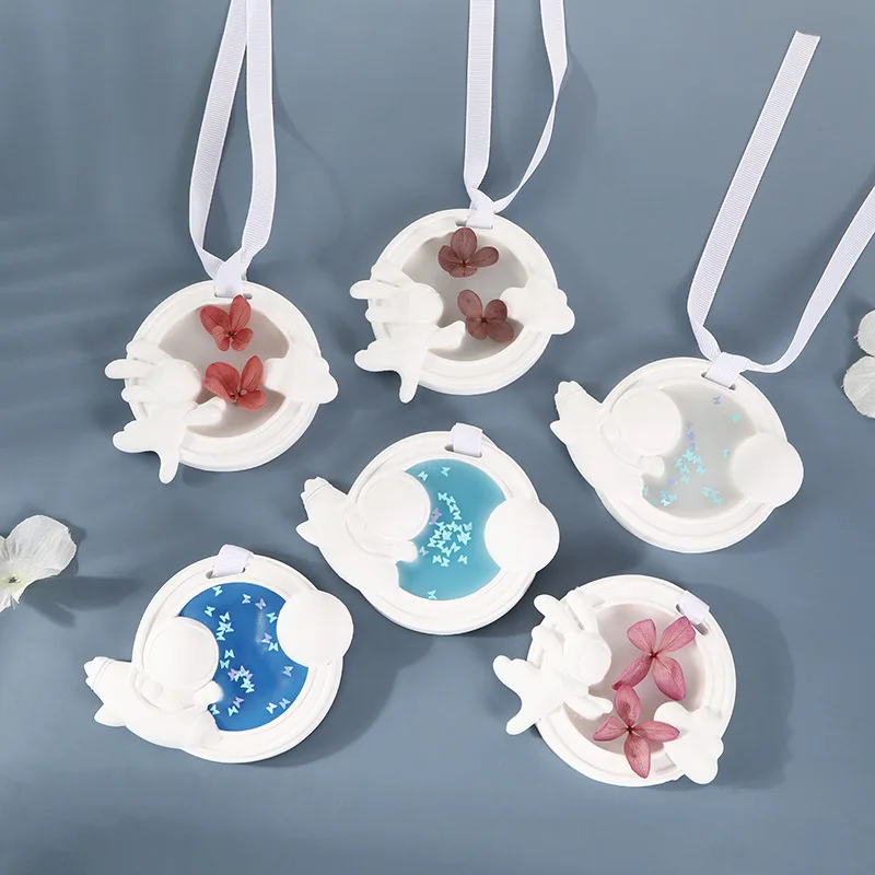 Gypsum Wardrobe Scented Wax Tablet Gift Box, Deodorizing Scented Tablet Pendant, Wardrobe Scented Wax Tablet Souvenir