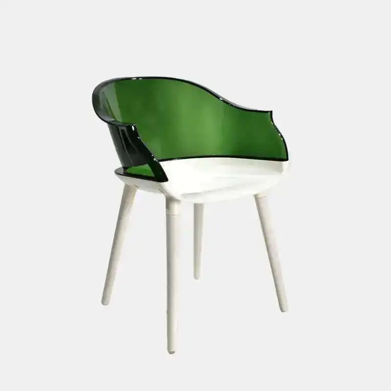 الاكريليك صالون الطعام كراسي المنزل مسند الظهر الشمال كراسي تناول الطعام الحديثة بسيطة الغرور Sedie Sala Da Pranzo أثاث المنزل QF50DC #4