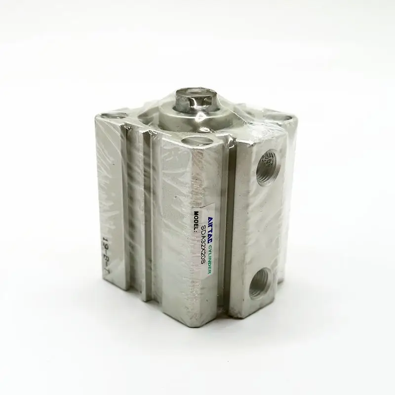 

AirTAC Compact Cylinder with magnetic SDA32x20S Bore 32mm Stroke 20mm Pneumatic Air Cyilnder