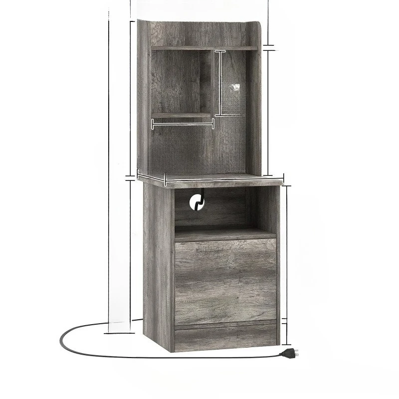 

Bedroom bedside table Multi-layer storage cabinet Multifunctional locker