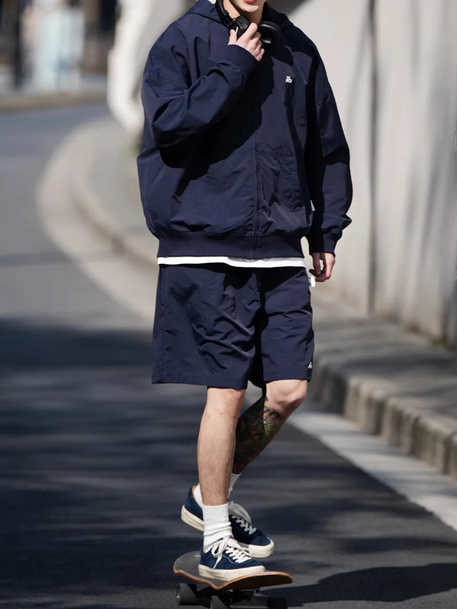 

Ретро y Ice Silk Cool Feeling с капюшоном и защитой от солнца, легкая дышащая свободная верхняя одежда для летних путешествий