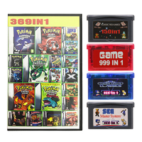 GBA Game Cartridge Collection 369 IN 1 150 999 106 IN 1 32 Bit Video Games Console Card