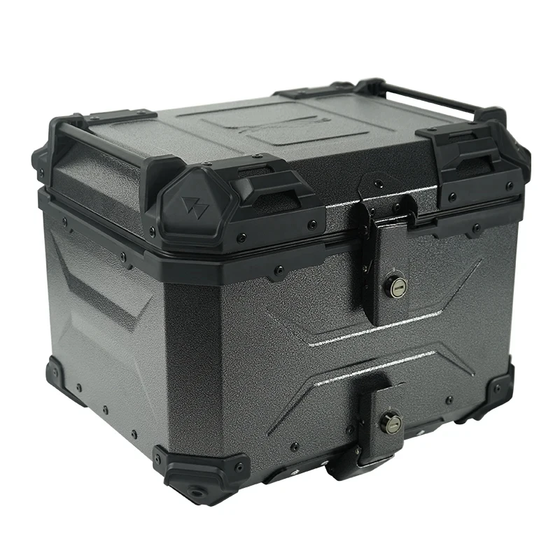 

Factory Hot Selling 45L Motorcycle Aluminum Alloy Tail Box Suitable Locomotive Scooter